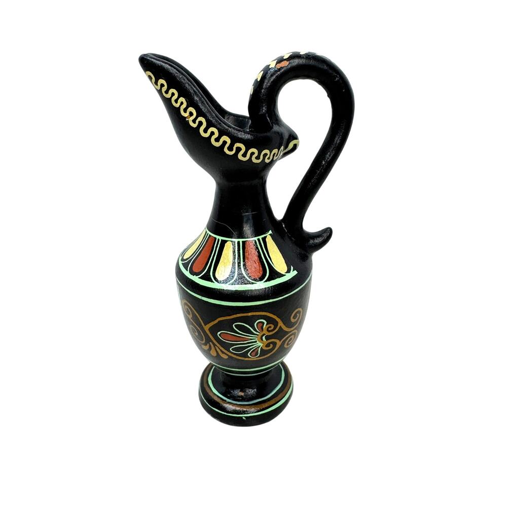 Greek Handmade/Painted Ancient Corinthian Inspired Art Pottery D. Vassilopoulos